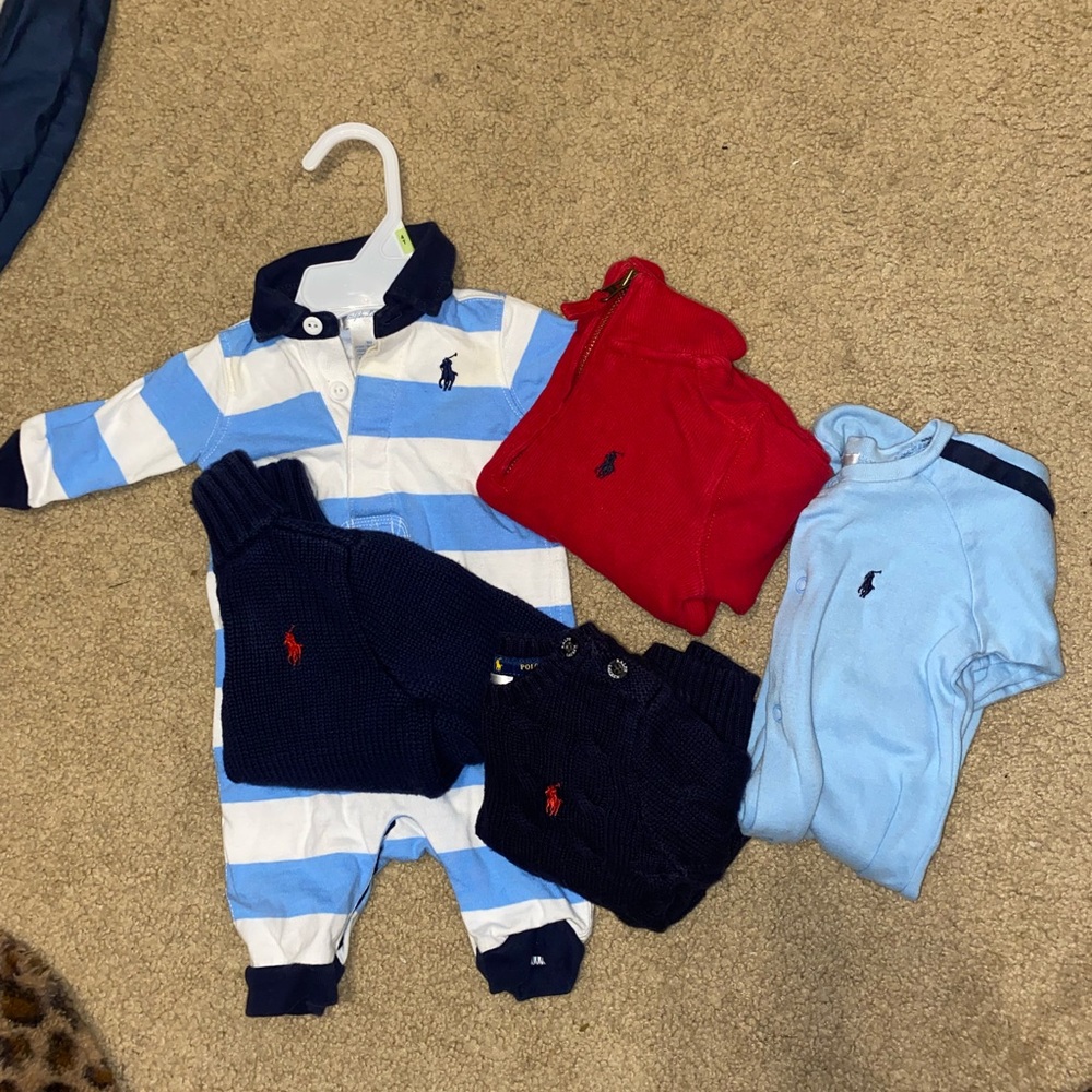 Ralph Lauren Boys 9 month sweater/ outfit bundle.